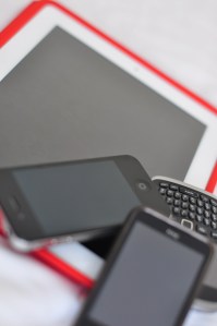 Assorted mobile phones etc